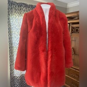 Faux fur coat